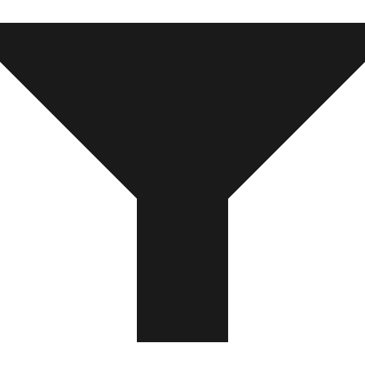 Filter solid icon, filled style, from Fluent UI MDL2