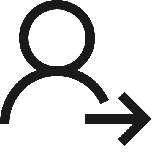 Follow user icon, solid style, from Fluent UI MDL2
