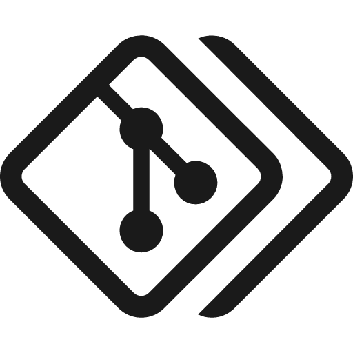 Git fork icon, solid style, from Fluent UI MDL2