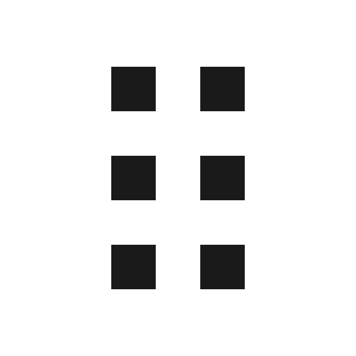 Gripper dots vertical icon, solid style, from Fluent UI MDL2