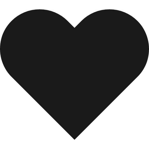 Heart fill icon, filled style, from Fluent UI MDL2