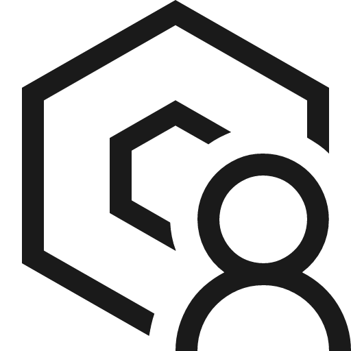 Hexadite investigation semi auto icon, solid style, from Fluent UI MDL2