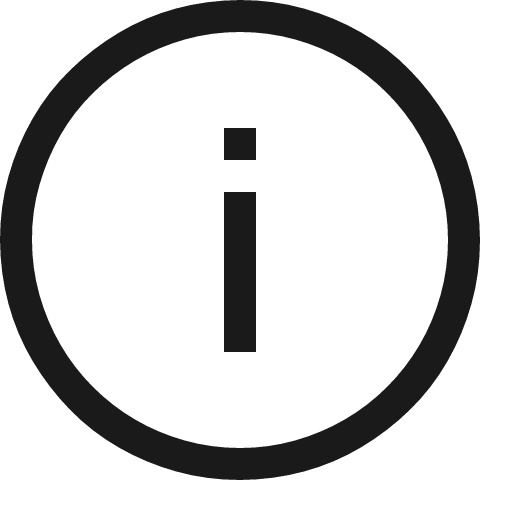 Info icon, solid style, from Fluent UI MDL2