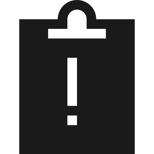 Issue solid icon, filled style, from Fluent UI MDL2