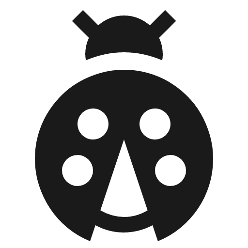 Ladybug solid icon, filled style, from Fluent UI MDL2