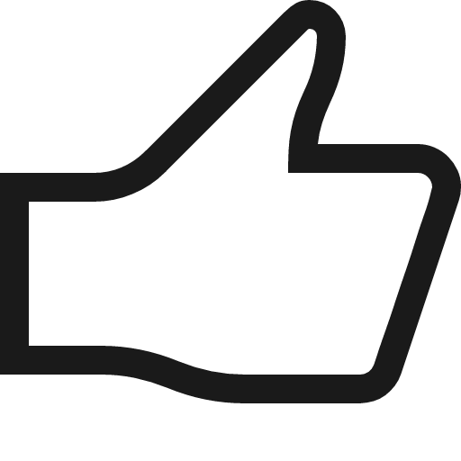 Like icon, solid style, from Fluent UI MDL2