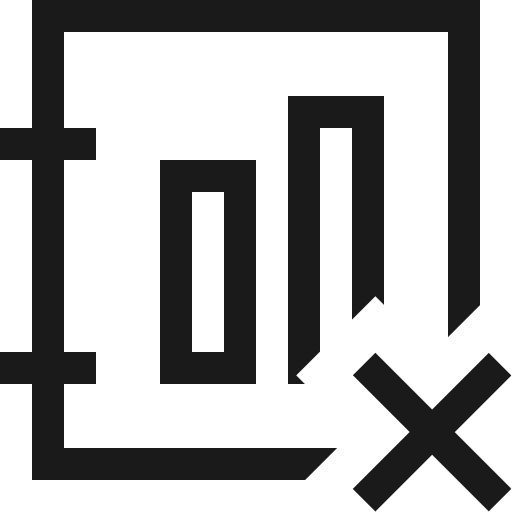 Log remove icon, solid style, from Fluent UI MDL2