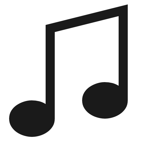 Music in collection fill icon, filled style, from Fluent UI MDL2