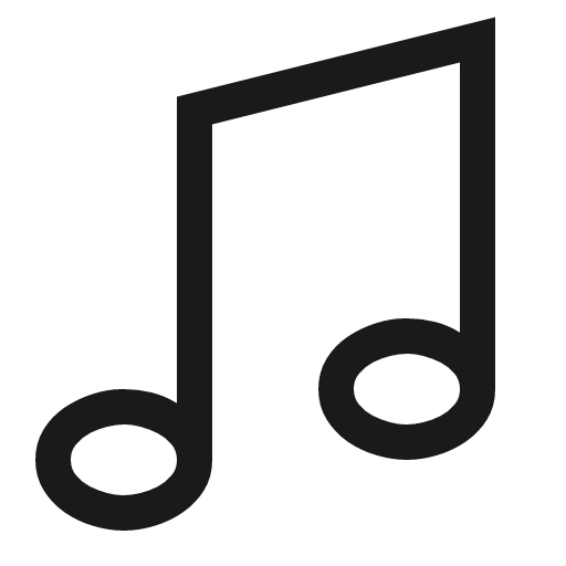 Music in collection icon, solid style, from Fluent UI MDL2