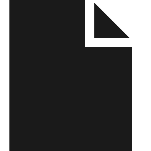 Page solid icon, filled style, from Fluent UI MDL2