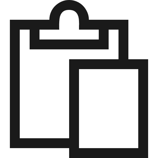 Paste icon, solid style, from Fluent UI MDL2
