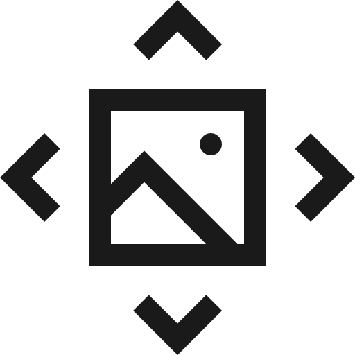 Picture position icon, solid style, from Fluent UI MDL2