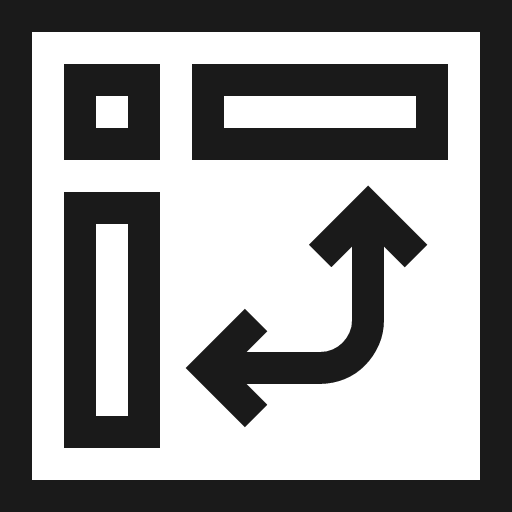 Pivot chart icon, solid style, from Fluent UI MDL2