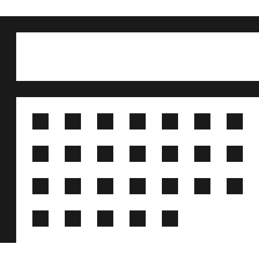 Plan view icon, solid style, from Fluent UI MDL2