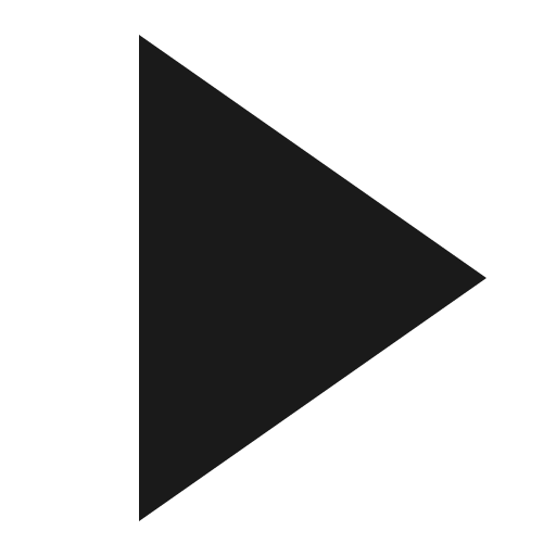 Play solid icon, filled style, from Fluent UI MDL2