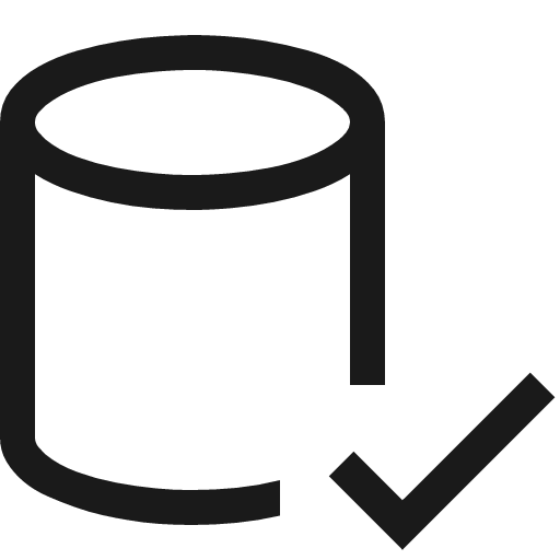 Promoted database icon, solid style, from Fluent UI MDL2