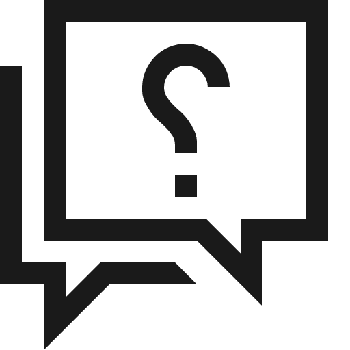Qand a mirror icon, solid style, from Fluent UI MDL2