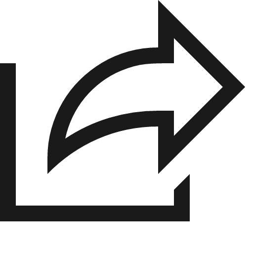Share icon, solid style, from Fluent UI MDL2