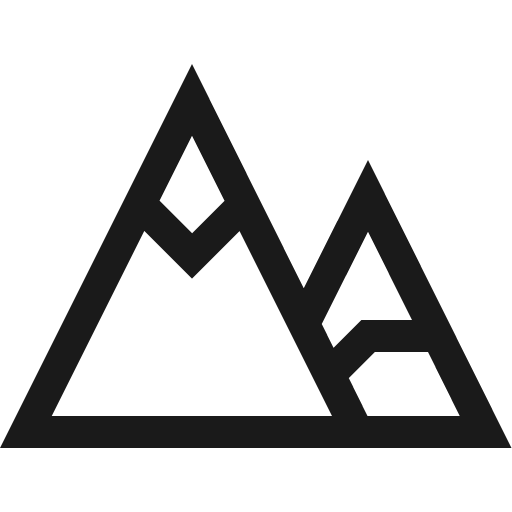 Ski resorts icon, solid style, from Fluent UI MDL2
