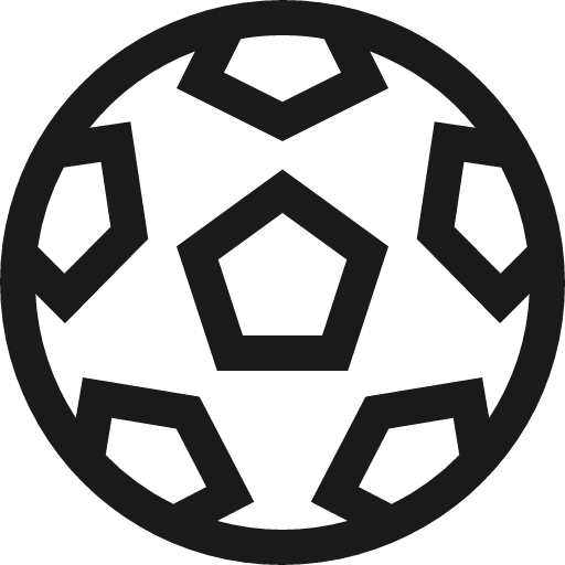 Soccer icon, solid style, from Fluent UI MDL2