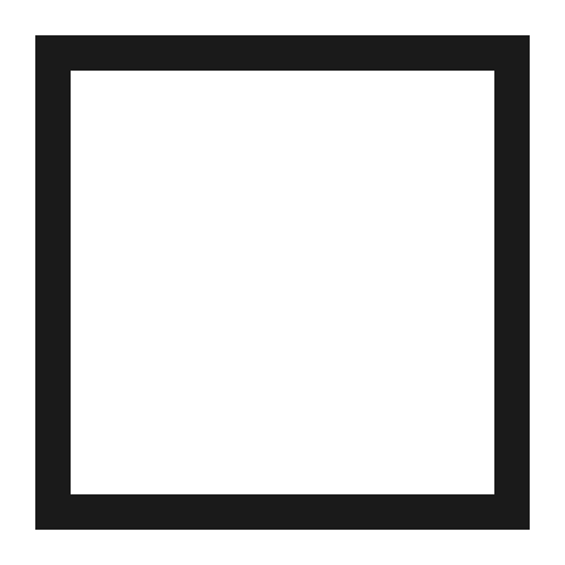 Square shape icon, solid style, from Fluent UI MDL2