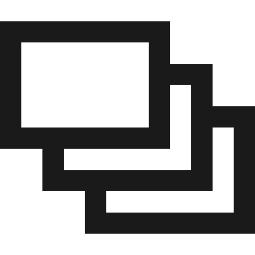 Stack indicator icon, solid style, from Fluent UI MDL2