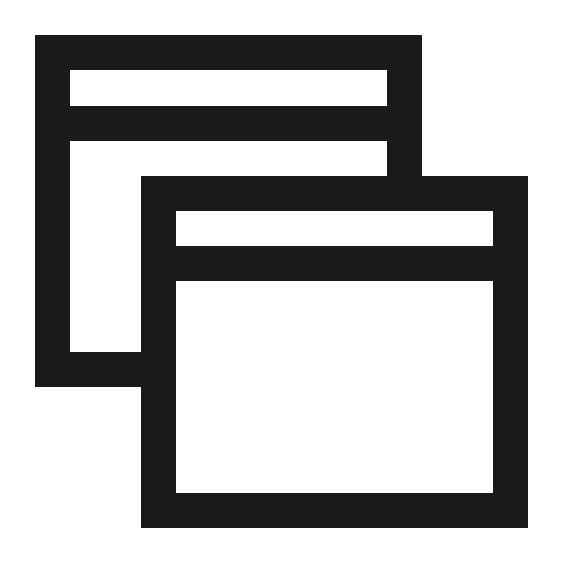 Tab center icon, solid style, from Fluent UI MDL2