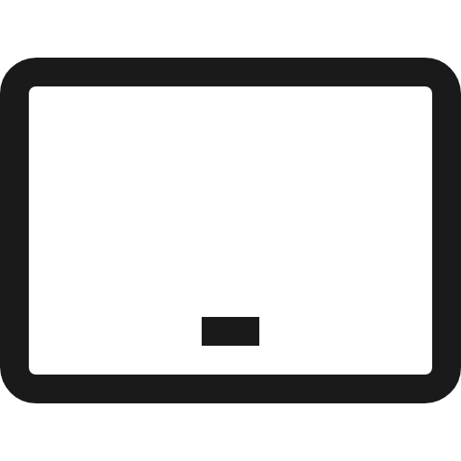 Tablet icon, solid style, from Fluent UI MDL2