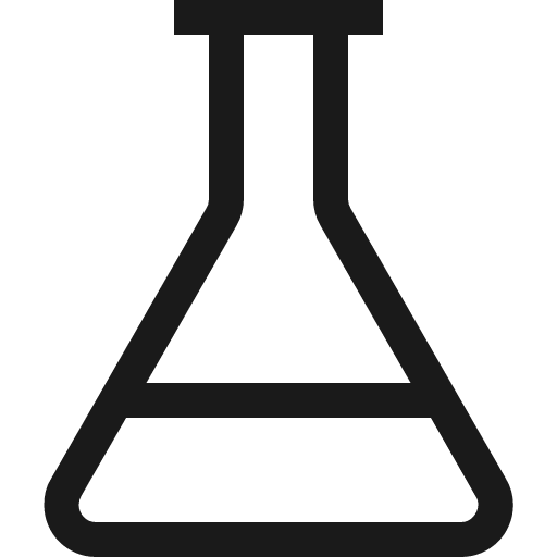 Test beaker icon, solid style, from Fluent UI MDL2