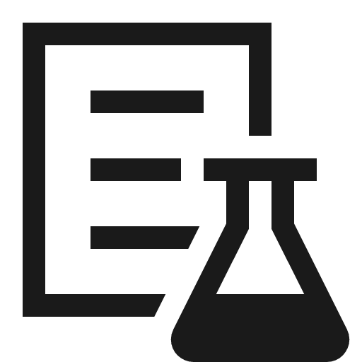 Test plan icon, solid style, from Fluent UI MDL2