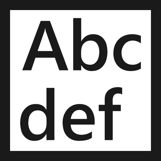 Text box icon, solid style, from Fluent UI MDL2