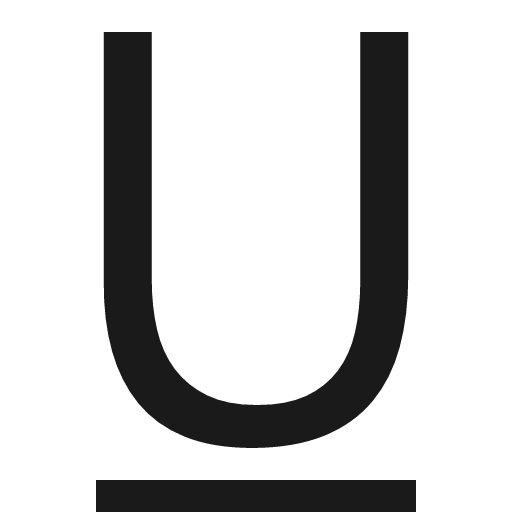 Underline icon, solid style, from Fluent UI MDL2