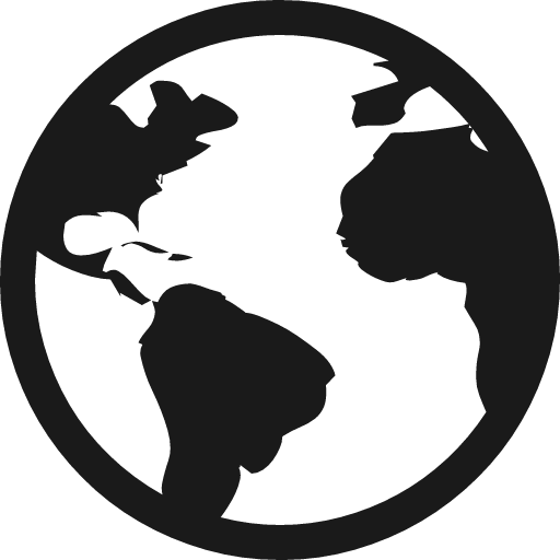 World icon, solid style, from Fluent UI MDL2