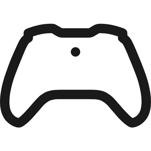 Xbox controller icon, solid style, from Fluent UI MDL2