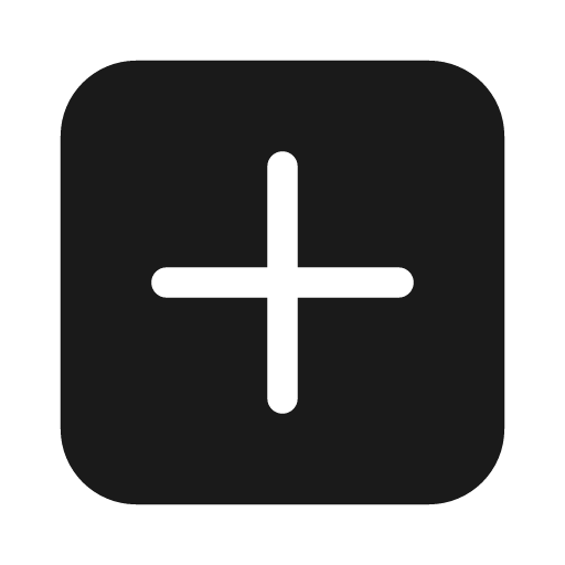 Add square 28 filled icon, filled style, from Fluent UI System Icons