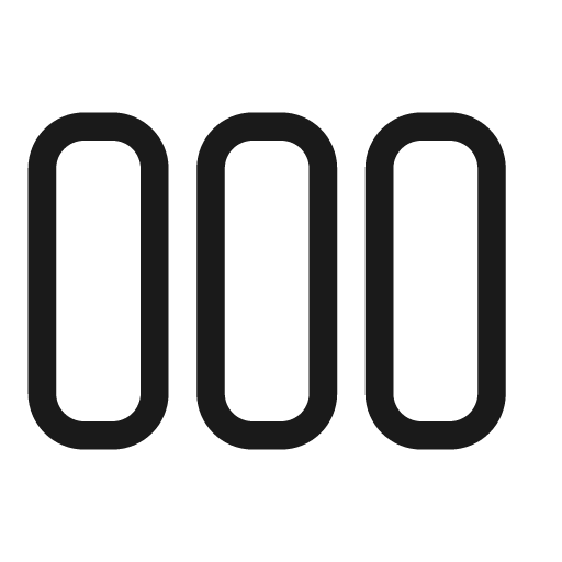 Align space evenly horizontal 20 regular icon, solid style, from Fluent UI System Icons