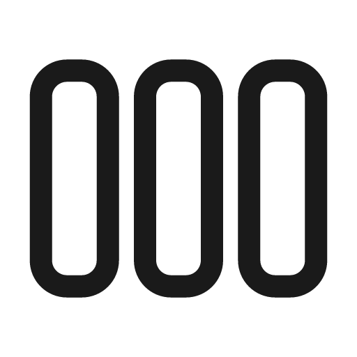 Align space evenly horizontal 24 regular icon, solid style, from Fluent UI System Icons
