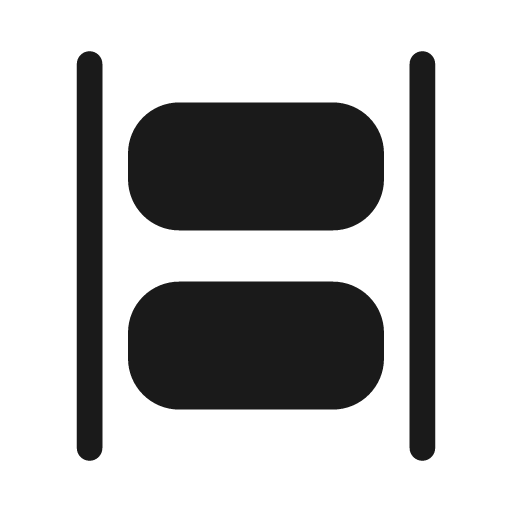 Align stretch horizontal 20 filled icon, filled style, from Fluent UI System Icons