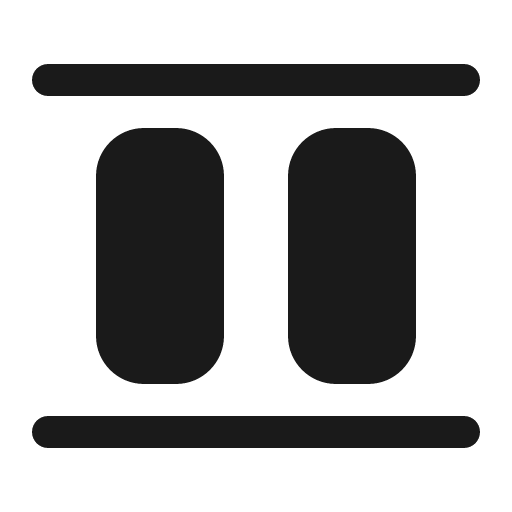 Align stretch vertical 16 filled icon, filled style, from Fluent UI System Icons