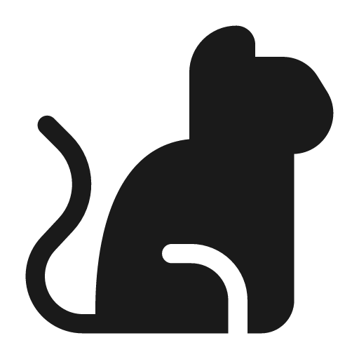 Animal cat 28 filled icon, filled style, from Fluent UI System Icons