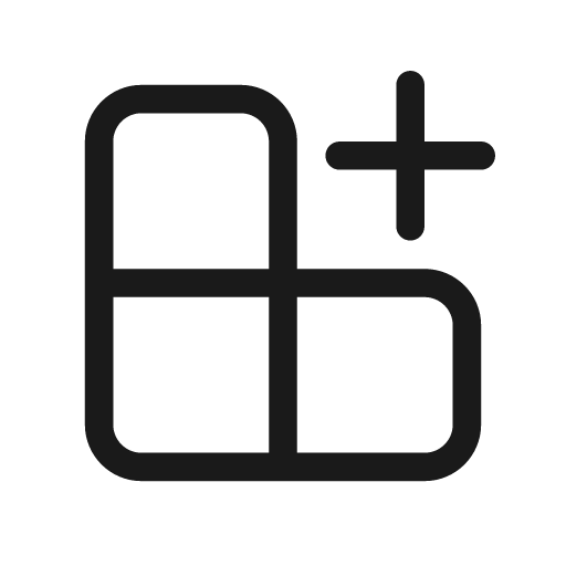 Apps add in 20 regular icon, solid style, from Fluent UI System Icons