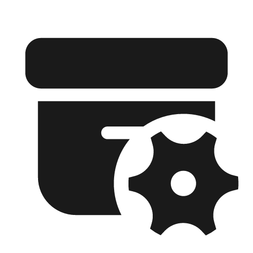 Archive settings 20 filled icon, filled style, from Fluent UI System Icons