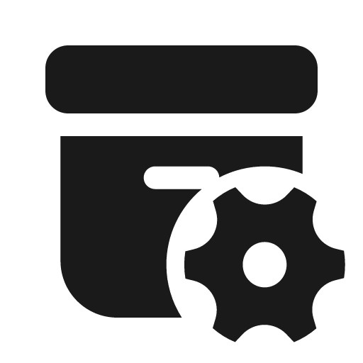 Archive settings 24 filled icon, filled style, from Fluent UI System Icons