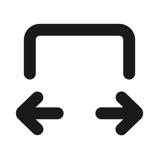 Arrow autofit width 20 filled icon, filled style, from Fluent UI System Icons