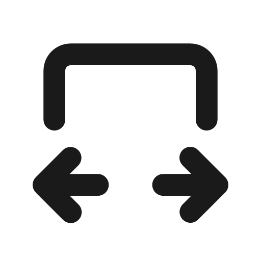 Arrow autofit width 24 filled icon, filled style, from Fluent UI System Icons