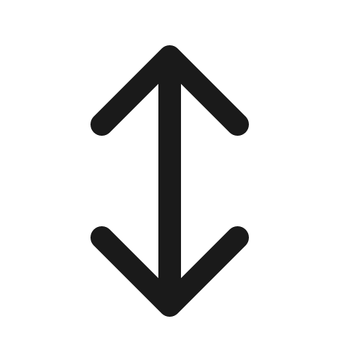 Arrow bidirectional up down 16 regular icon, solid style, from Fluent UI System Icons