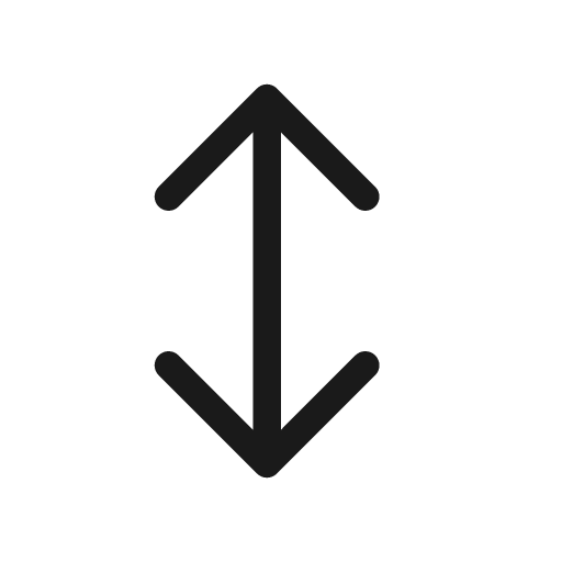 Arrow bidirectional up down 20 regular icon, solid style, from Fluent UI System Icons