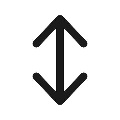 Arrow bidirectional up down 24 regular icon, solid style, from Fluent UI System Icons