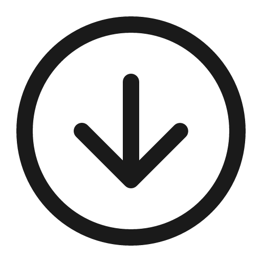 Arrow circle down 32 regular icon, solid style, from Fluent UI System Icons