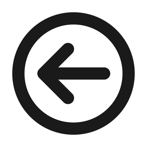 Arrow circle left 12 regular icon, solid style, from Fluent UI System Icons